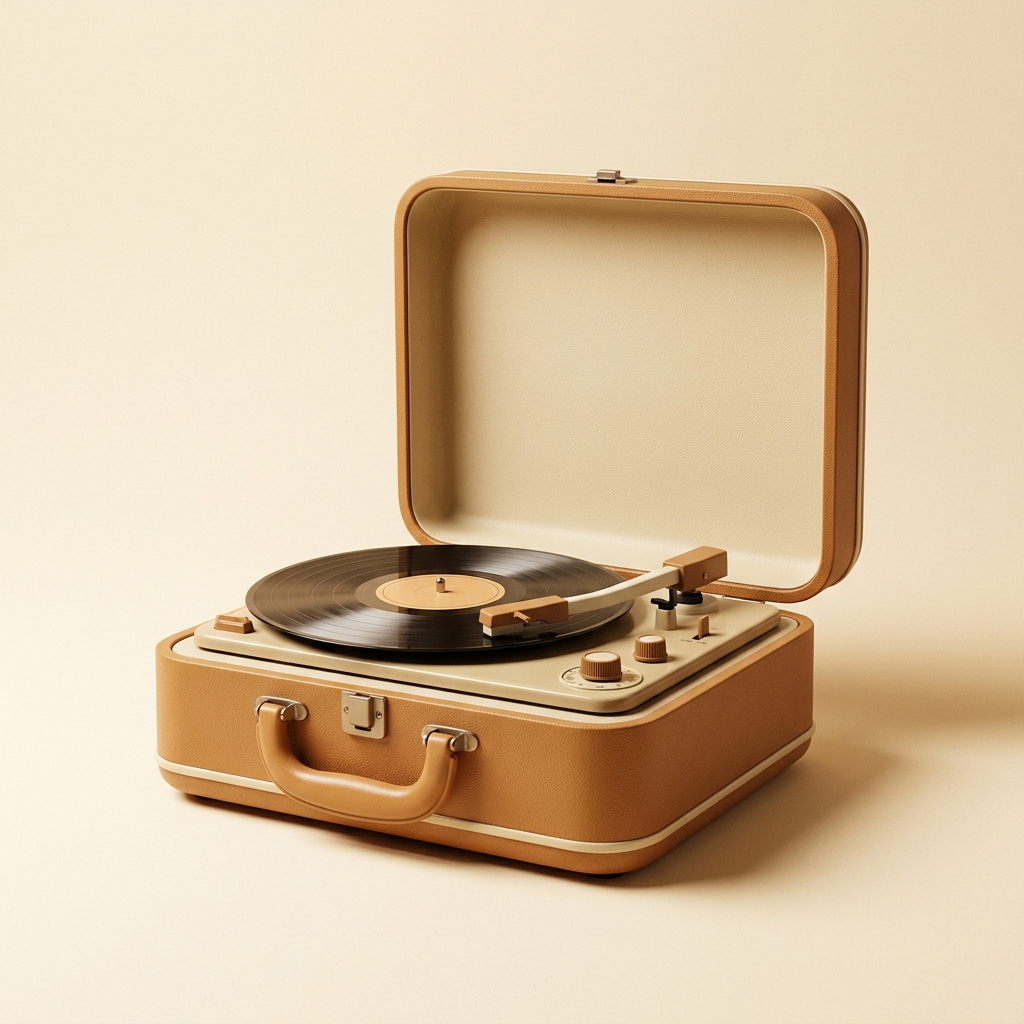 Dansette-Style Record Player