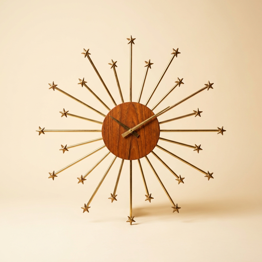 Starburst Wall Clock