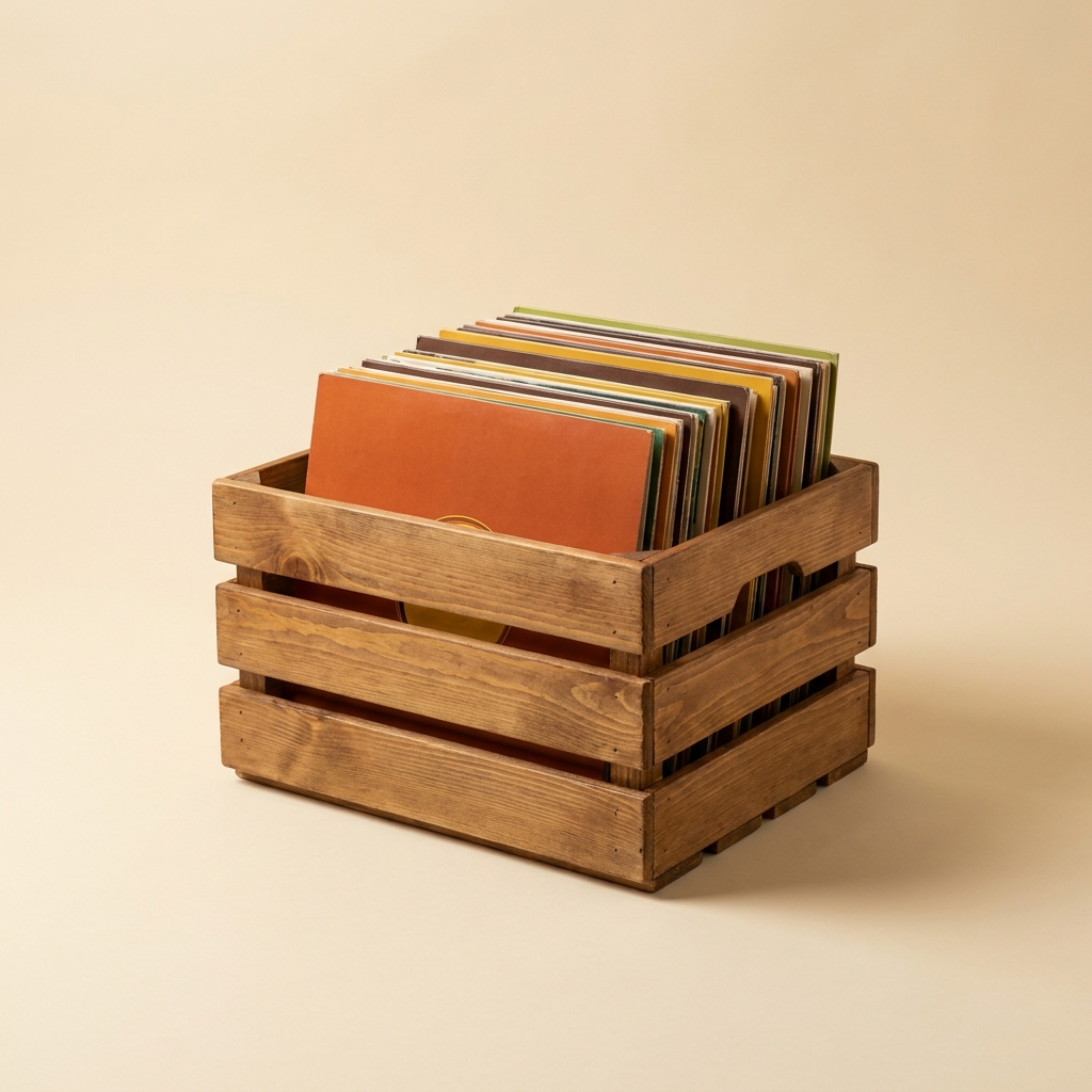 Vinyl Storage Crate